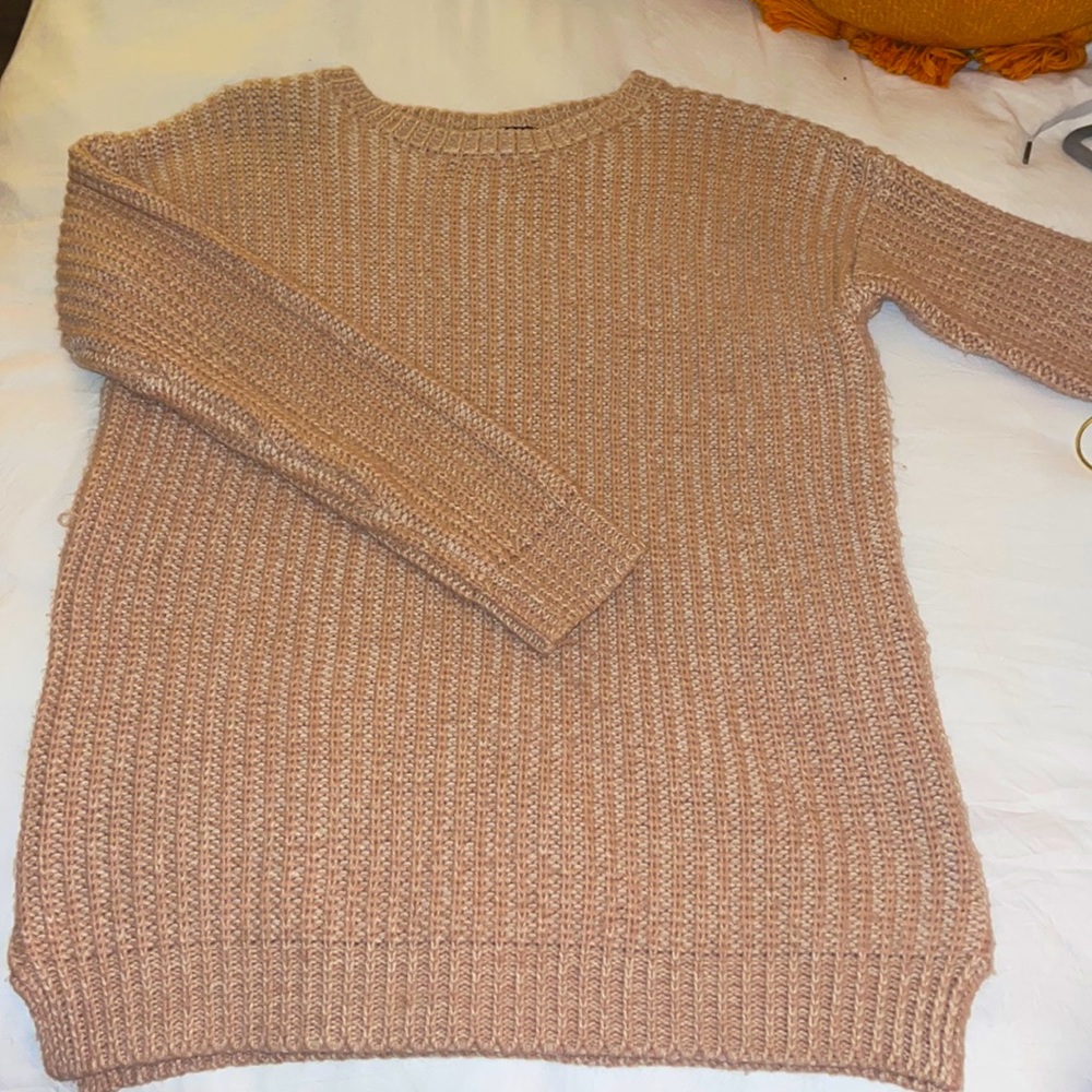 pink forever 21 oversized sweater